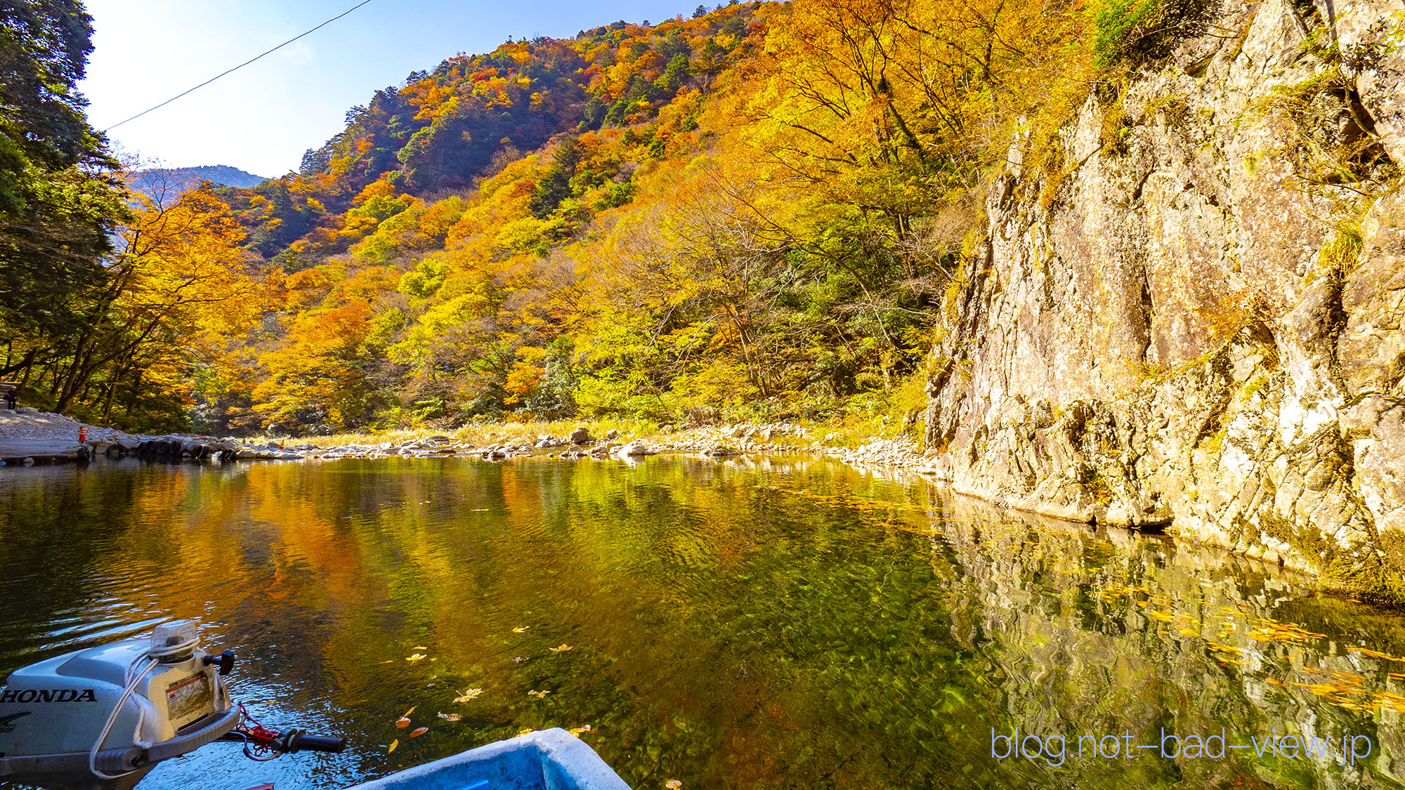 三段峡の紅葉 Not Bad View Japan